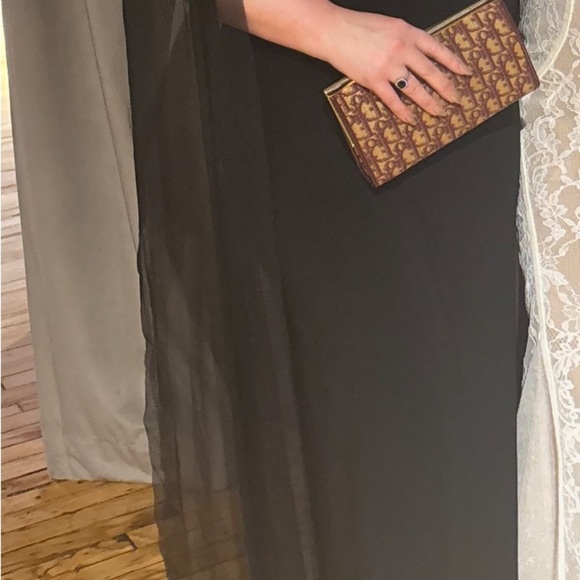 Norma Kamali Black Long Sleeve Dress - Picture 6 of 7